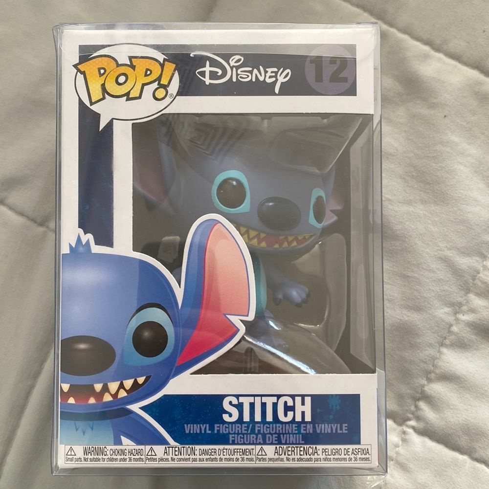 Funko Pop! Disney: Lilo and Stitch - STITCH #12 - Vinyl Figure w/ Protector